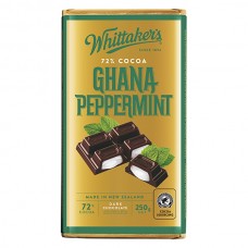 Whittakers 惠特克 薄荷酱心 72%可可浓黑巧克力 250g